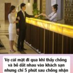 Vợ cúi mặt đi qua khi thấy chồng và bồ dắt nhau vào khách sạn nhưng chỉ 5 phút sau chồng nhận được một tin s-ét đ-á-n-h